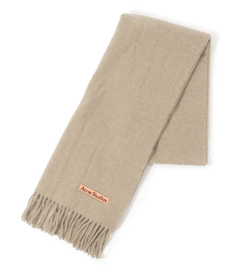 Acne Studios フリンジウール ナロースカーフ