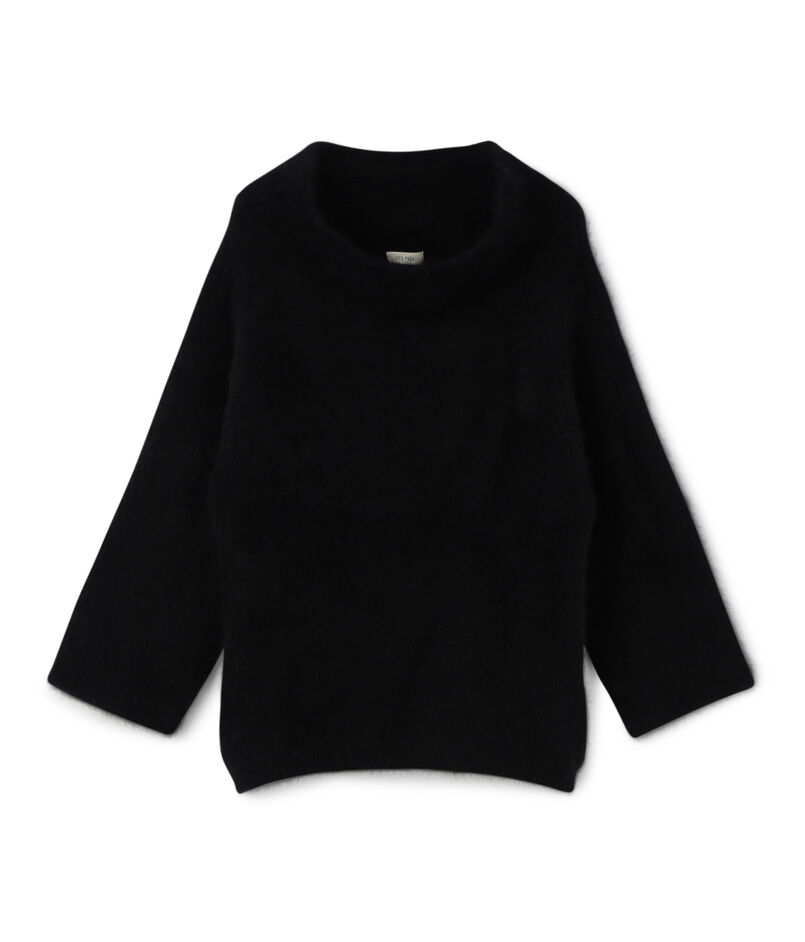 フォックスカシミヤ オフショルダープルオーバー