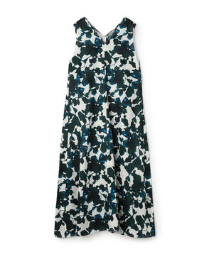 WRITEWELL Prism-mineral Vネックワンピース