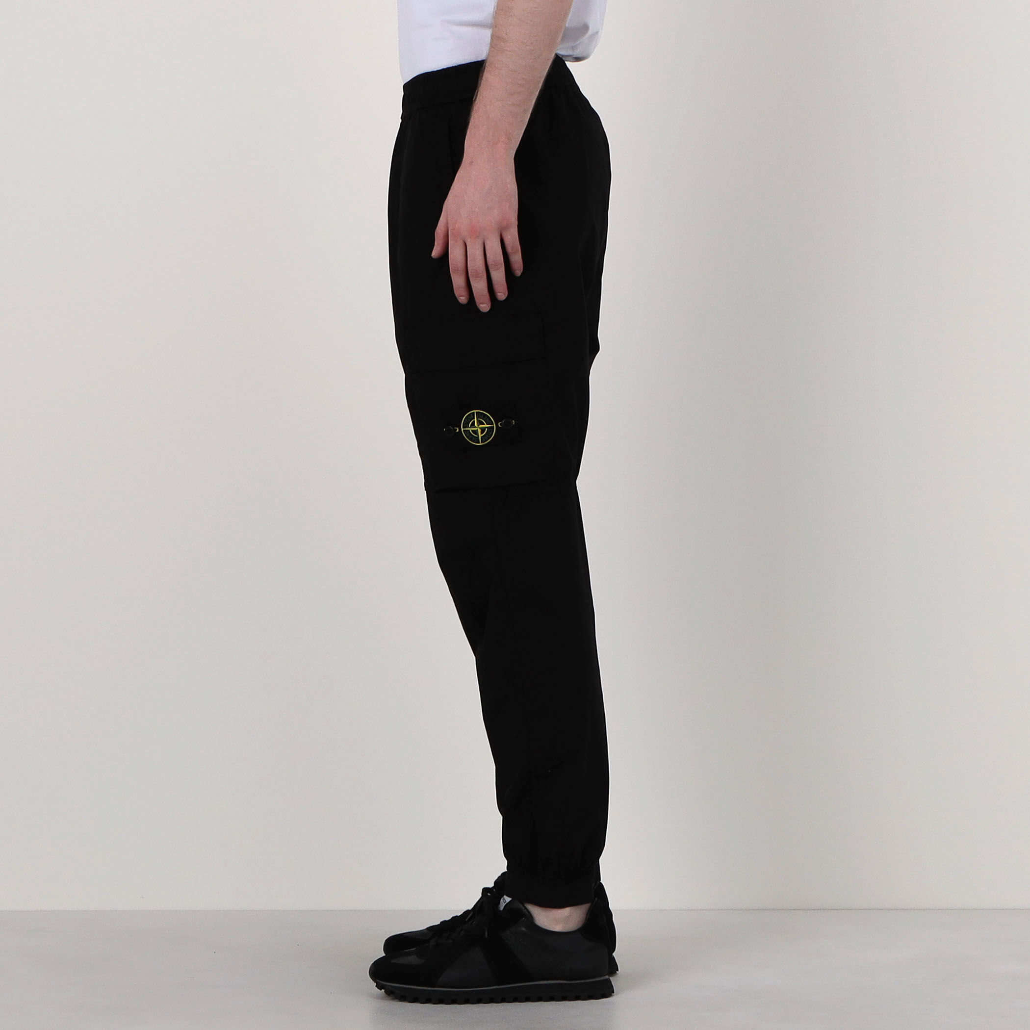 STONE ISLAND TROUSERS ストレッチコットン カーゴパンツ