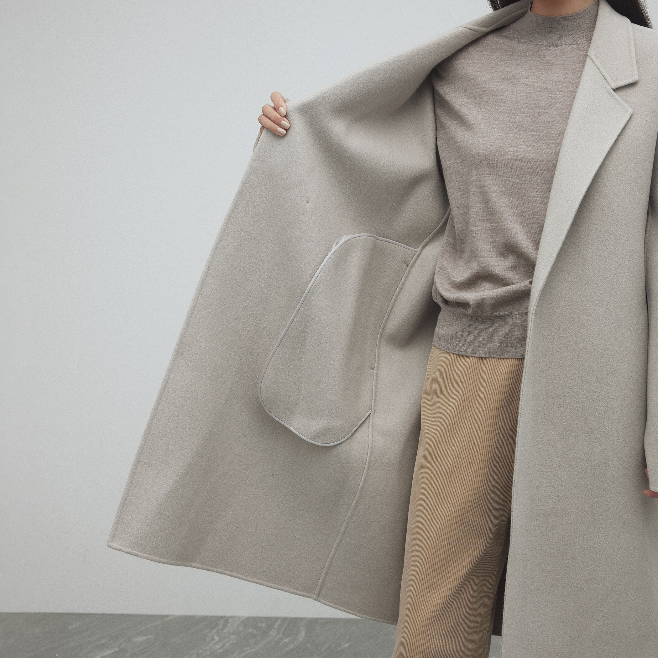 WEB先行予約】ウールカシミヤリバー ロングコート|トゥモローランド WEB先行予約】ウールカシミヤリバー ロングコート|トゥモローランド