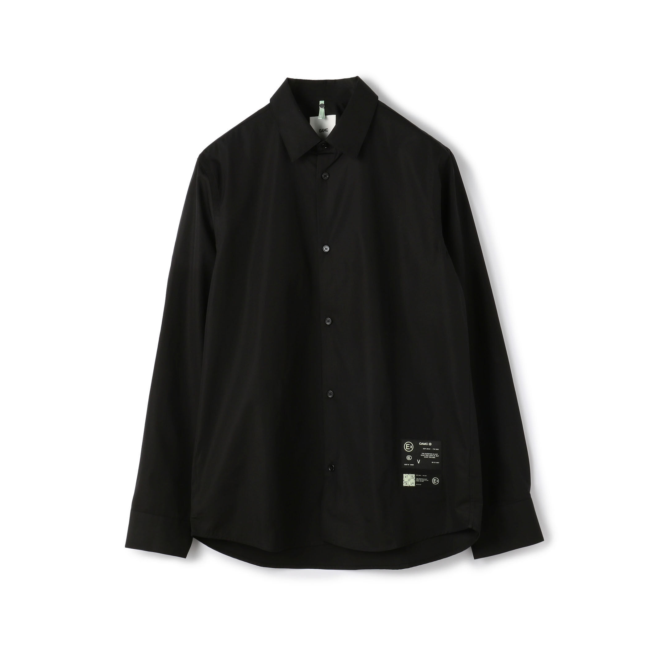 OAMC MARK SHIRT コットン レギュラーカラーシャツ｜トゥモローランド