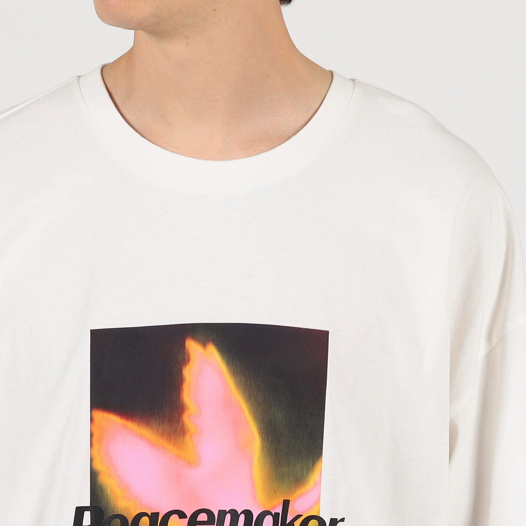 Tシャツ・カットソー OAMC SS25 PEACEMAKER BIRD TEE (PCM1OT02HJE002099 BLK) OAMC＞PEACEMAKER BIRD T―SHIRT/Tシャツ