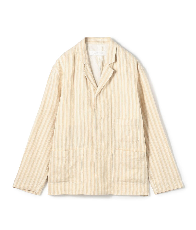 リノヘリンボーン 3ポケットジャケット