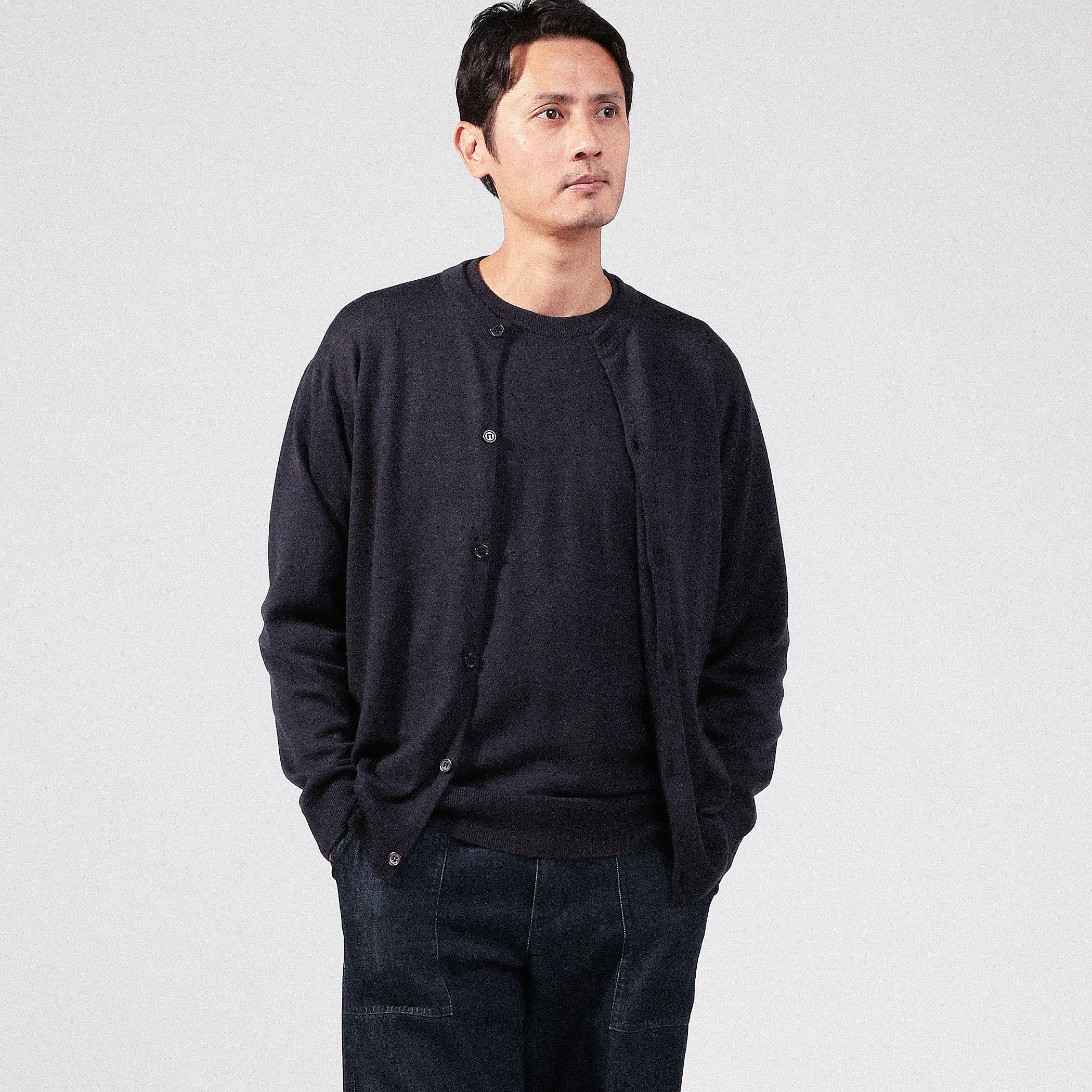 JOHN SMEDLEY 24GG / CREW CDG クルーネックカーディガン｜トゥモローランド 公式通販