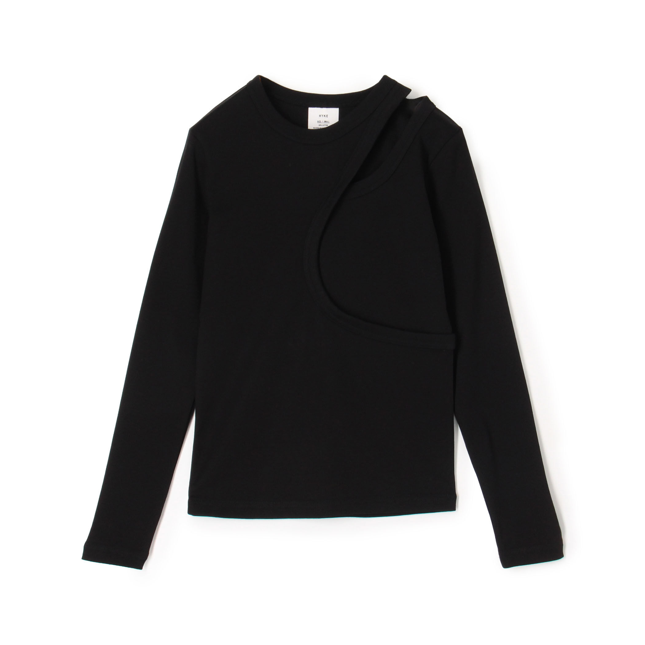 HYKE LAYERED L/S TEE レイヤード ロングスリーブTシャツ
