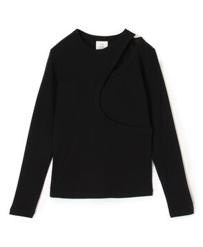HYKE LAYERED L/S TEE レイヤード ロングスリーブTシャツ