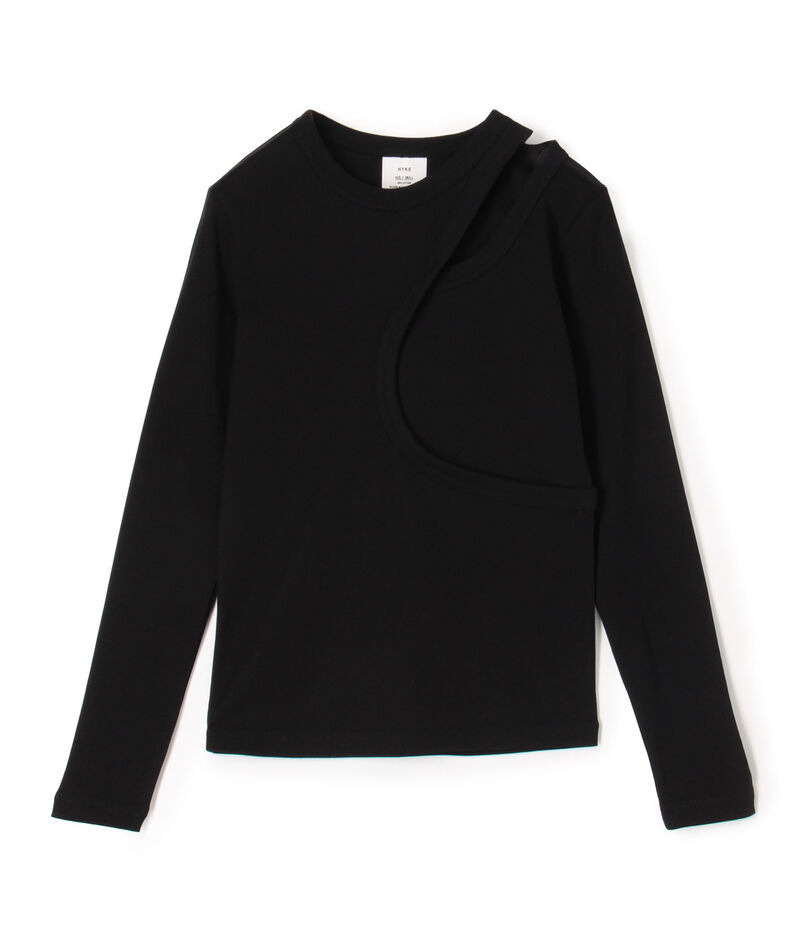 HYKE LAYERED L/S TEE レイヤード ロングスリーブTシャツ