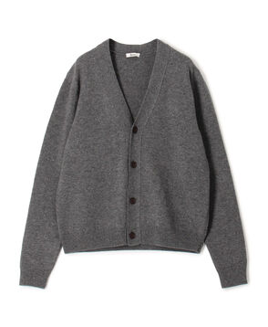 エクストラファインウール Vネックカーディガン