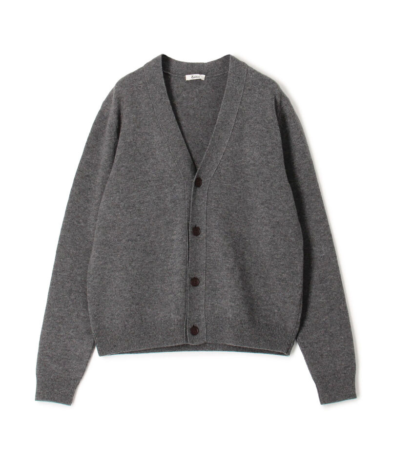 エクストラファインウール Vネックカーディガン