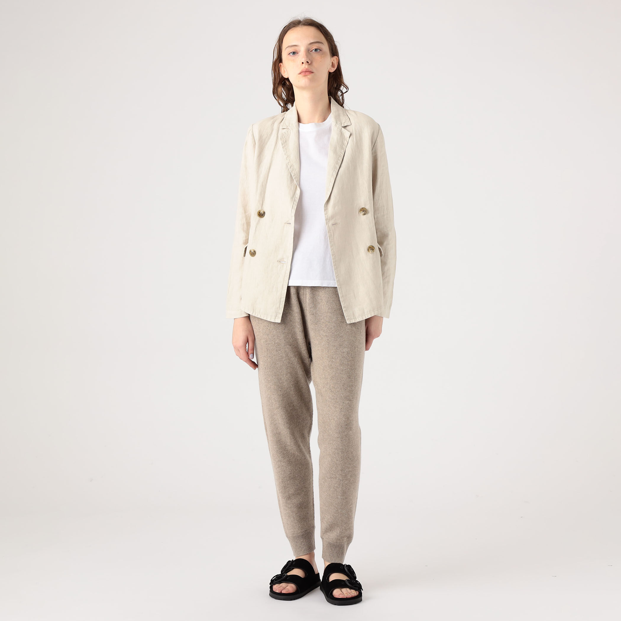 リネン ダブルブレストジャケット WKOH2600｜トゥモローランド 公式通販