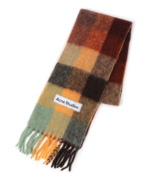 Acne Studios モヘヤチェックスカーフ