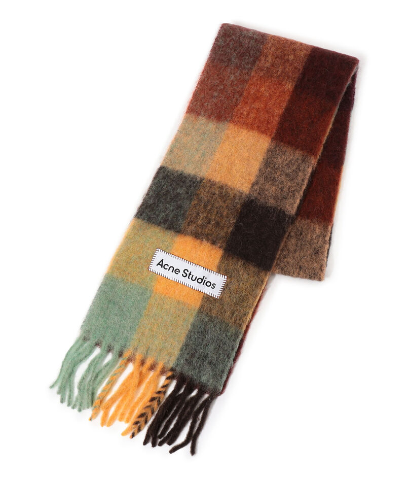 Acne Studios モヘヤチェックスカーフ