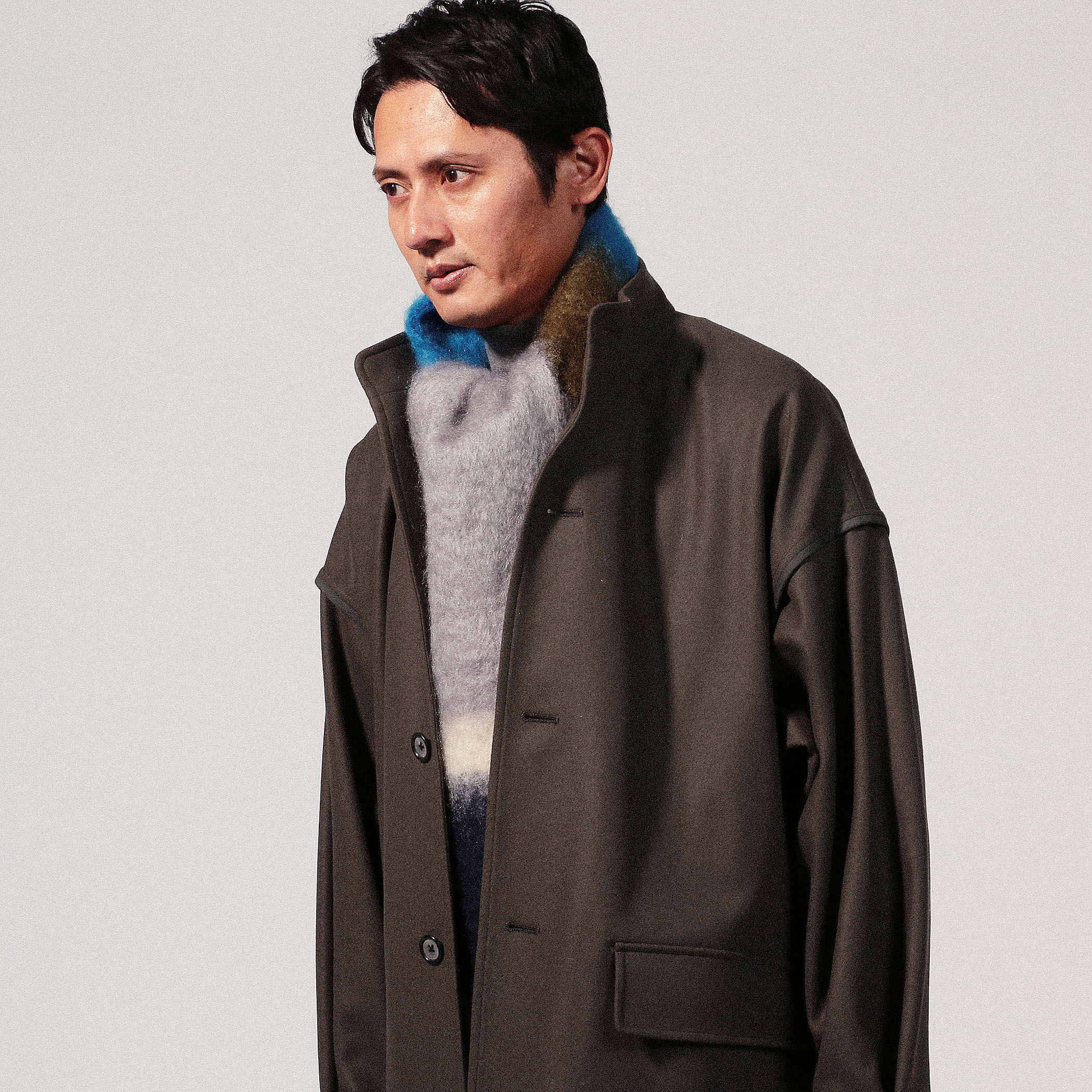 LOEWE モヘヤ ストライプマフラー｜トゥモローランド 公式通販