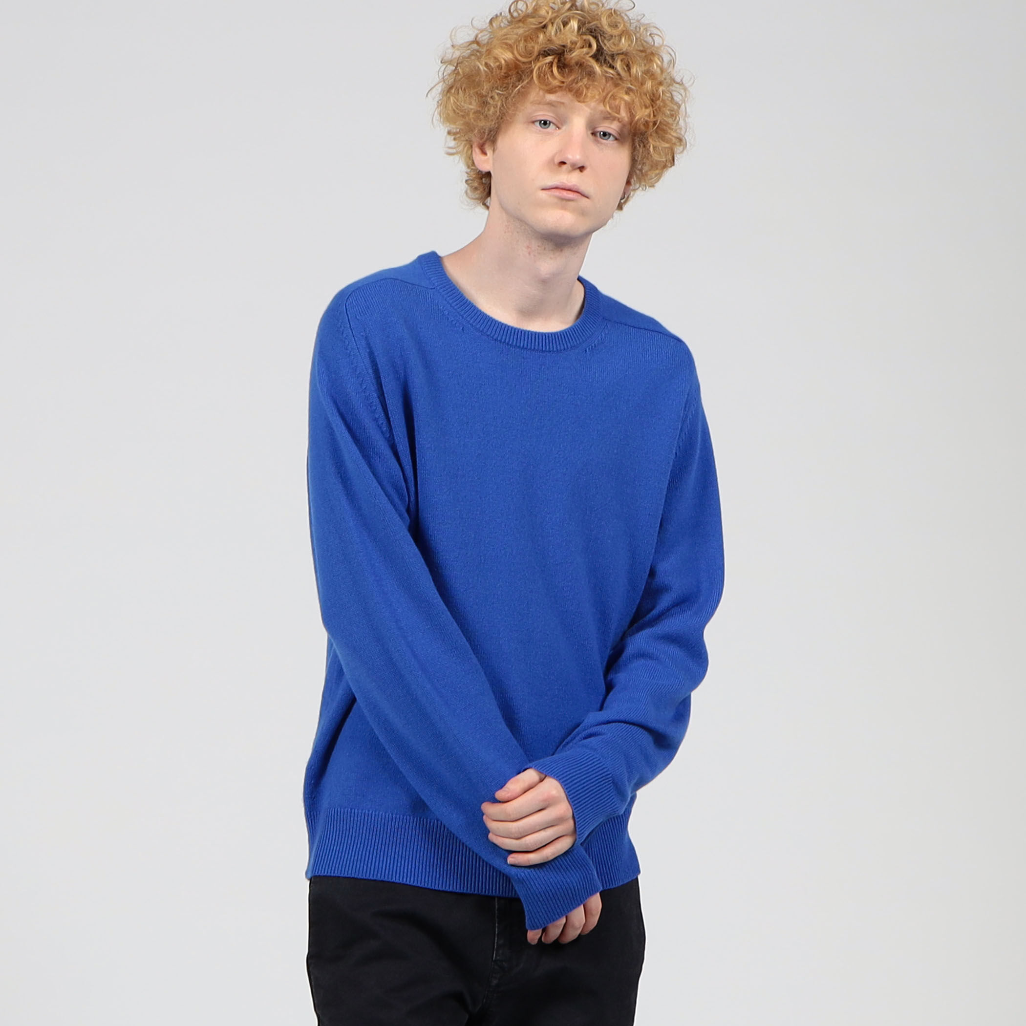 CASHMERE VINTAGE カシミヤ クルーネックニットプルオーバー