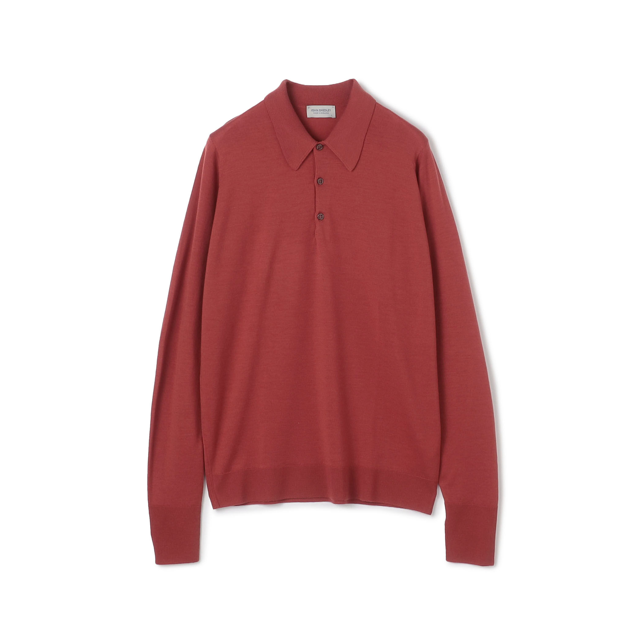 □JOHN SMEDLE DORSET ウール ニットポロシャツ