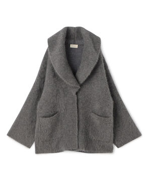 フォックスカシミヤ ショールカラーコート