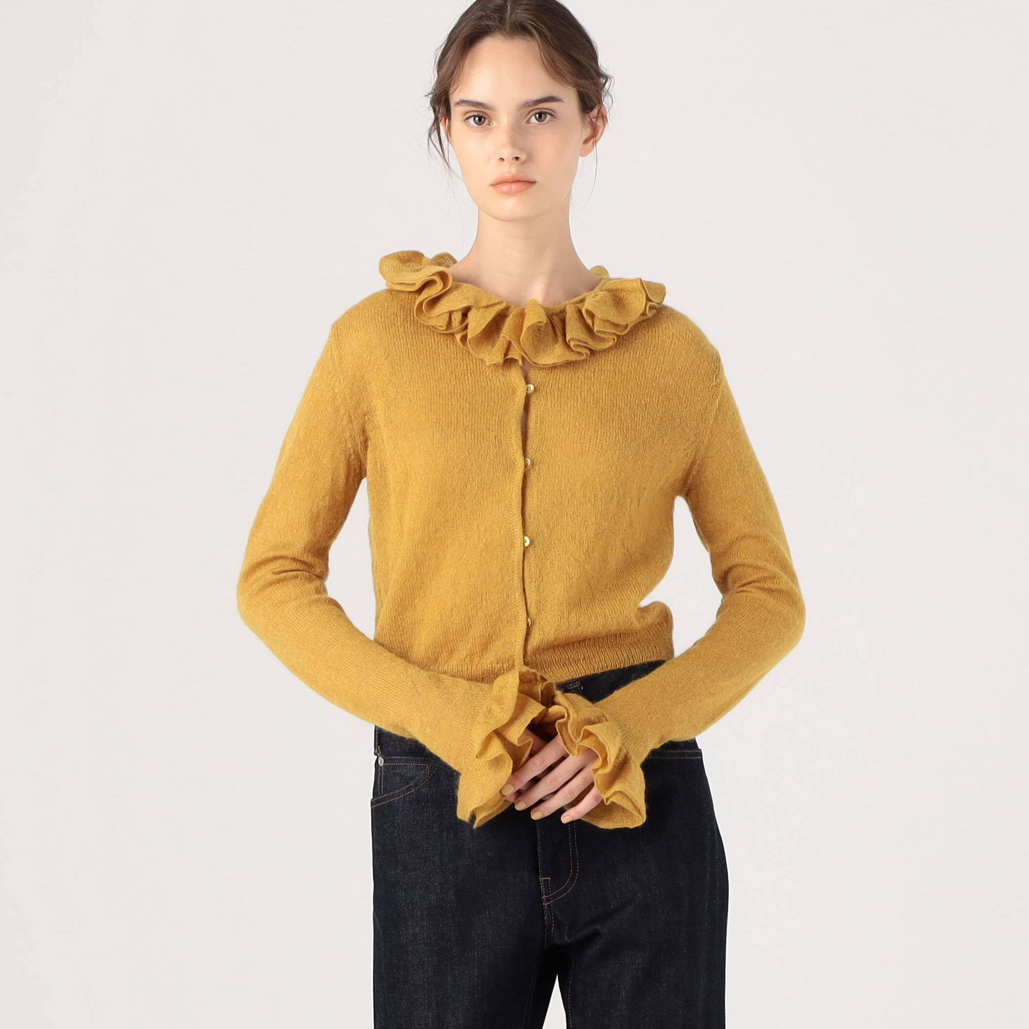 ROCHAS ラッフルカーディガン｜トゥモローランド 公式通販
