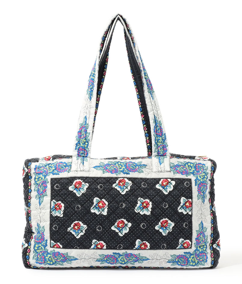 SOULEIAO プリントキルト ショルダーバッグ