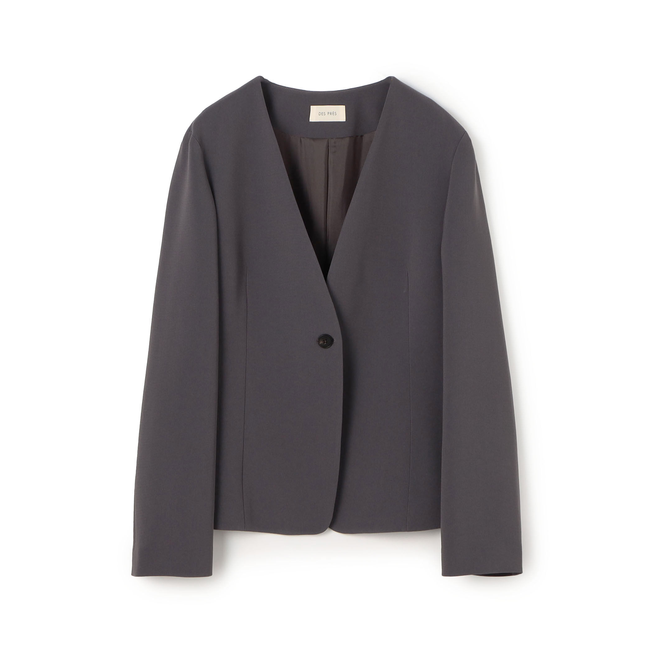 ライトダブルクロス ノーカラージャケット｜トゥモローランド 公式通販