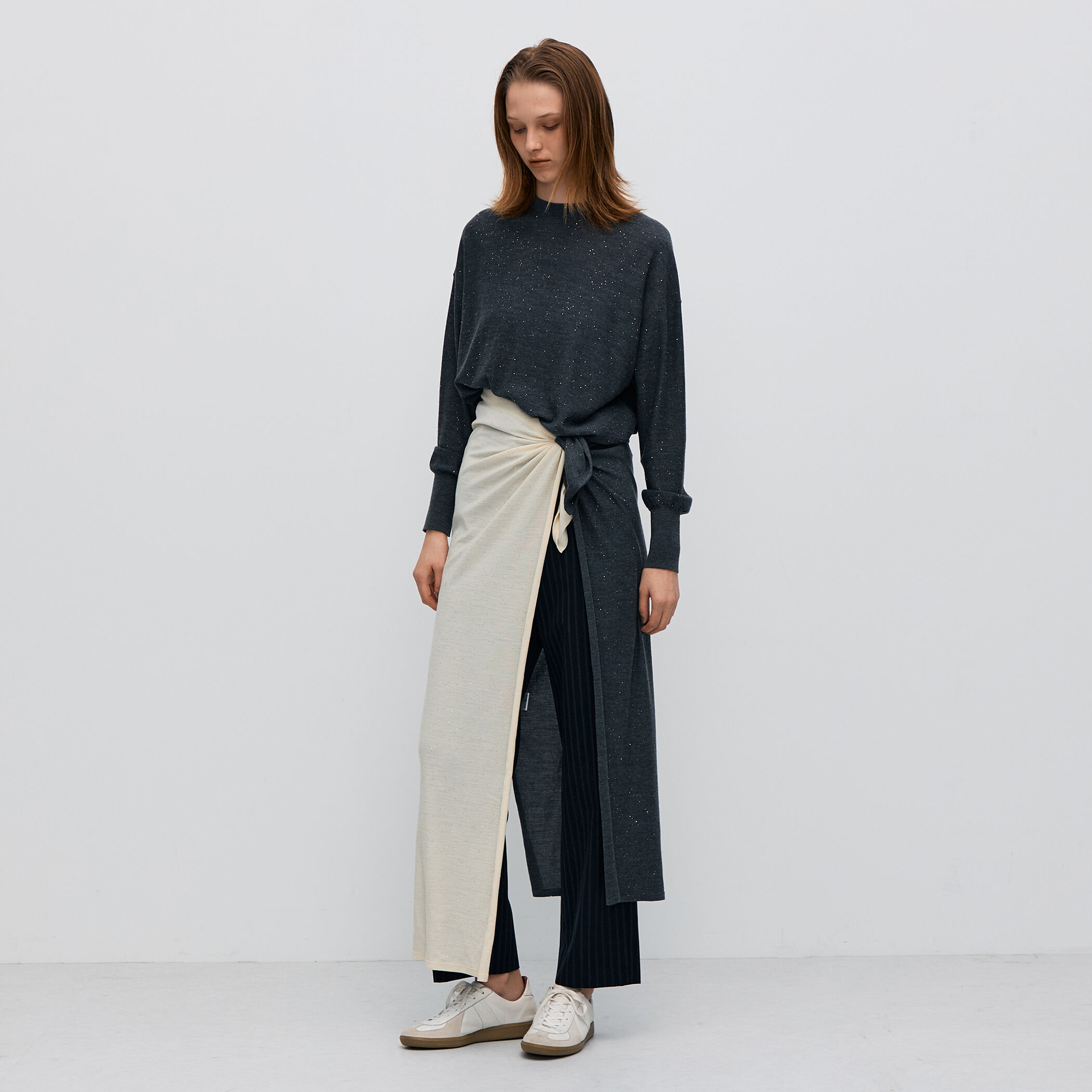 スパークルファインウール ニットスカーフ｜トゥモローランド 公式通販