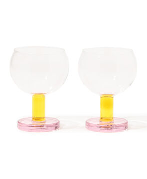 &k amsterdam ガラスカンティーヌ 2個セット