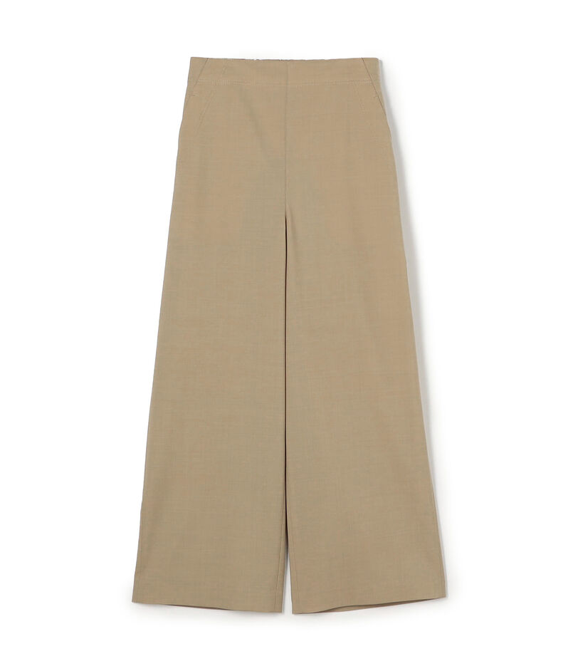 ポリエステルウールストレッチ フレアパンツ