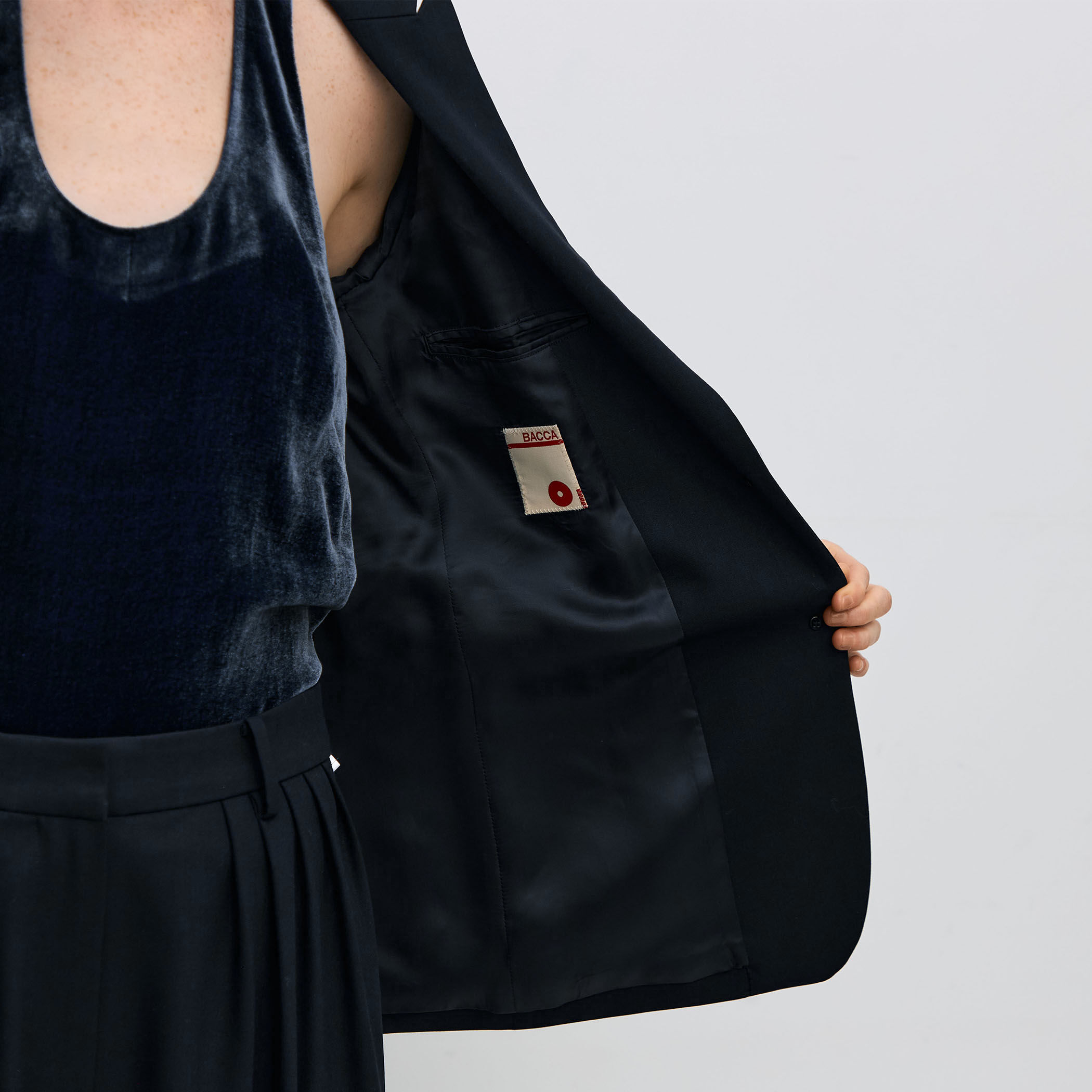 25年モデル BACCA ウールドスキン テーラードジャケット ウールドスキン テーラードジャケット（BACCA）｜ルミネのファッション