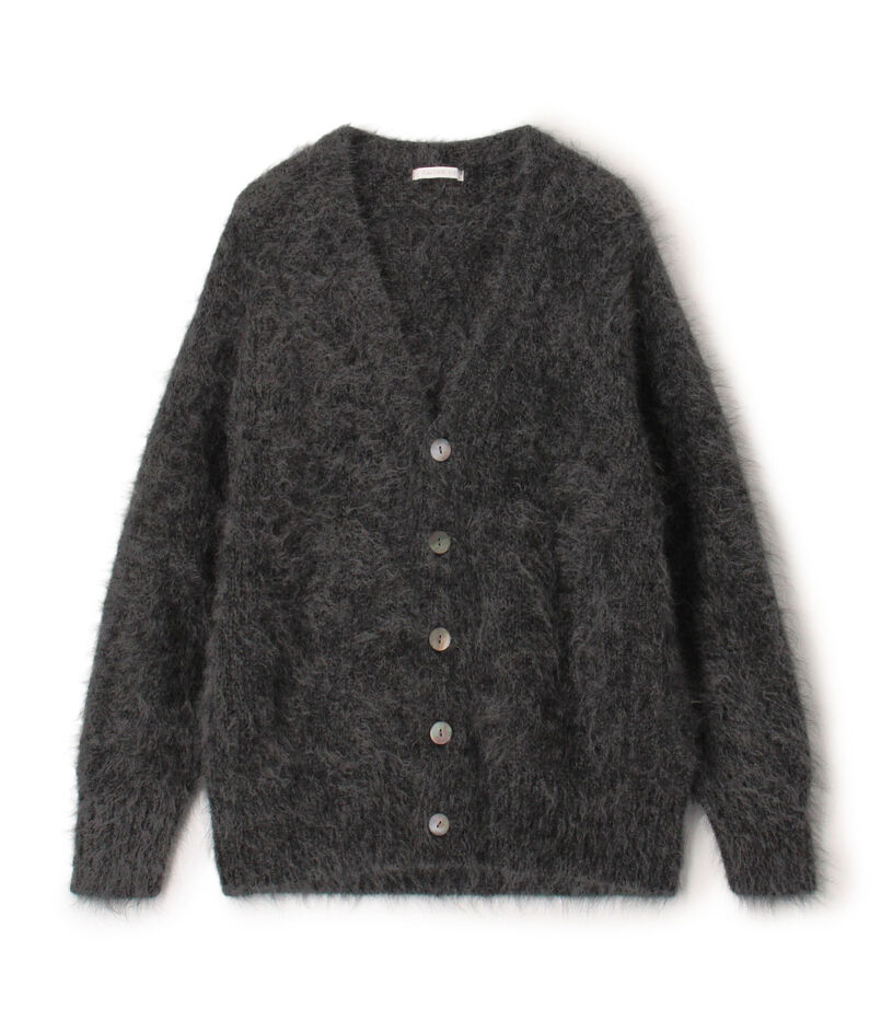 キッドモヘア Vネックカーディガン