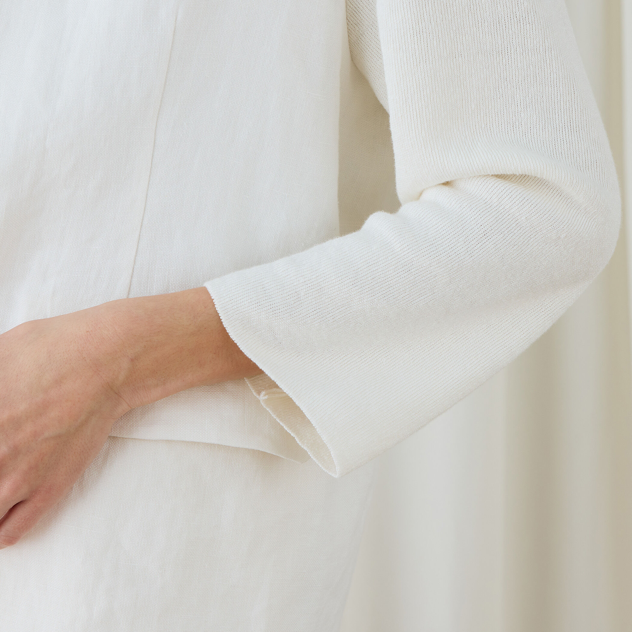 ファブリックコンビ Vカラージャケット｜トゥモローランド 公式通販