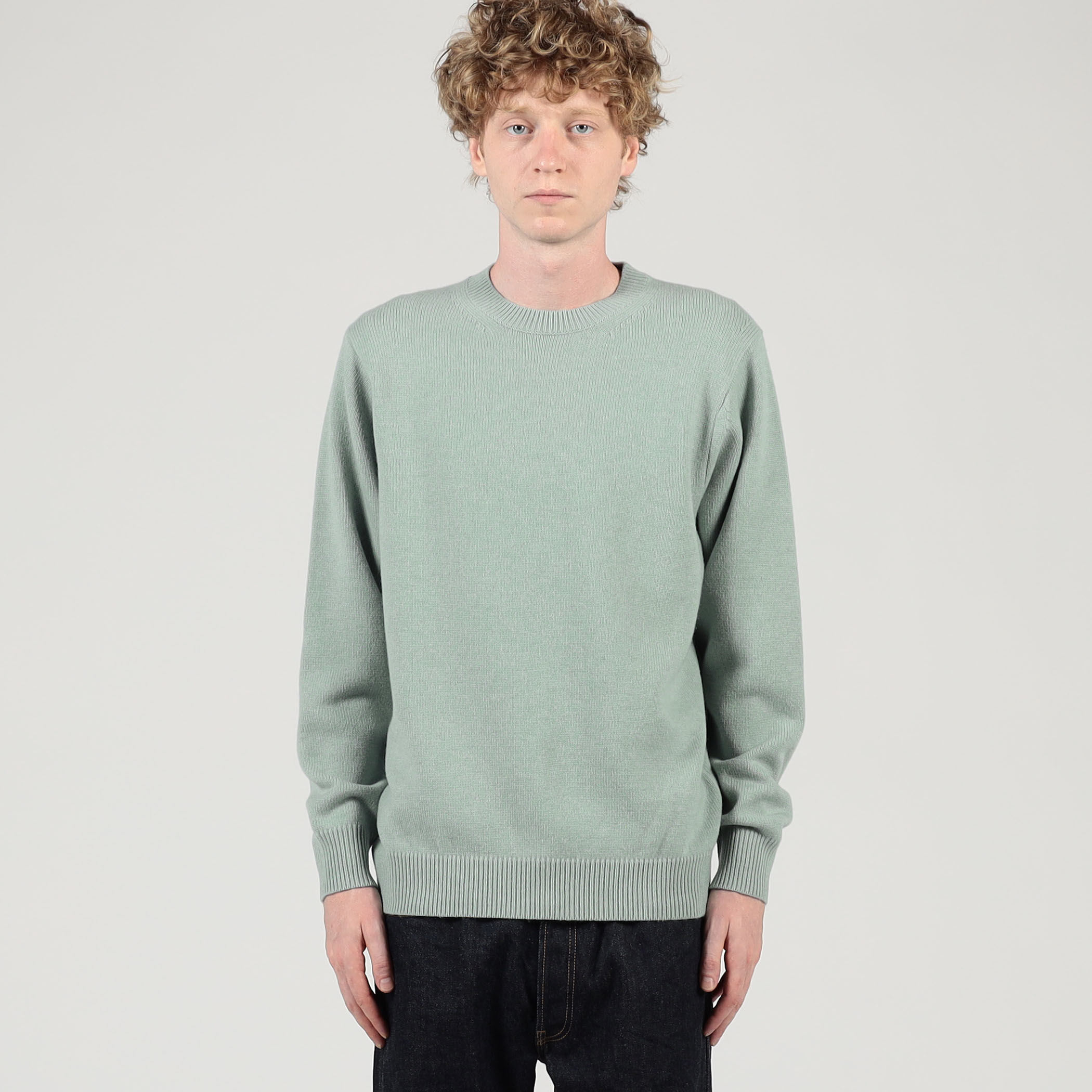 TOMORROWLAND tricot スーパーファインラムウール クルーネックプル