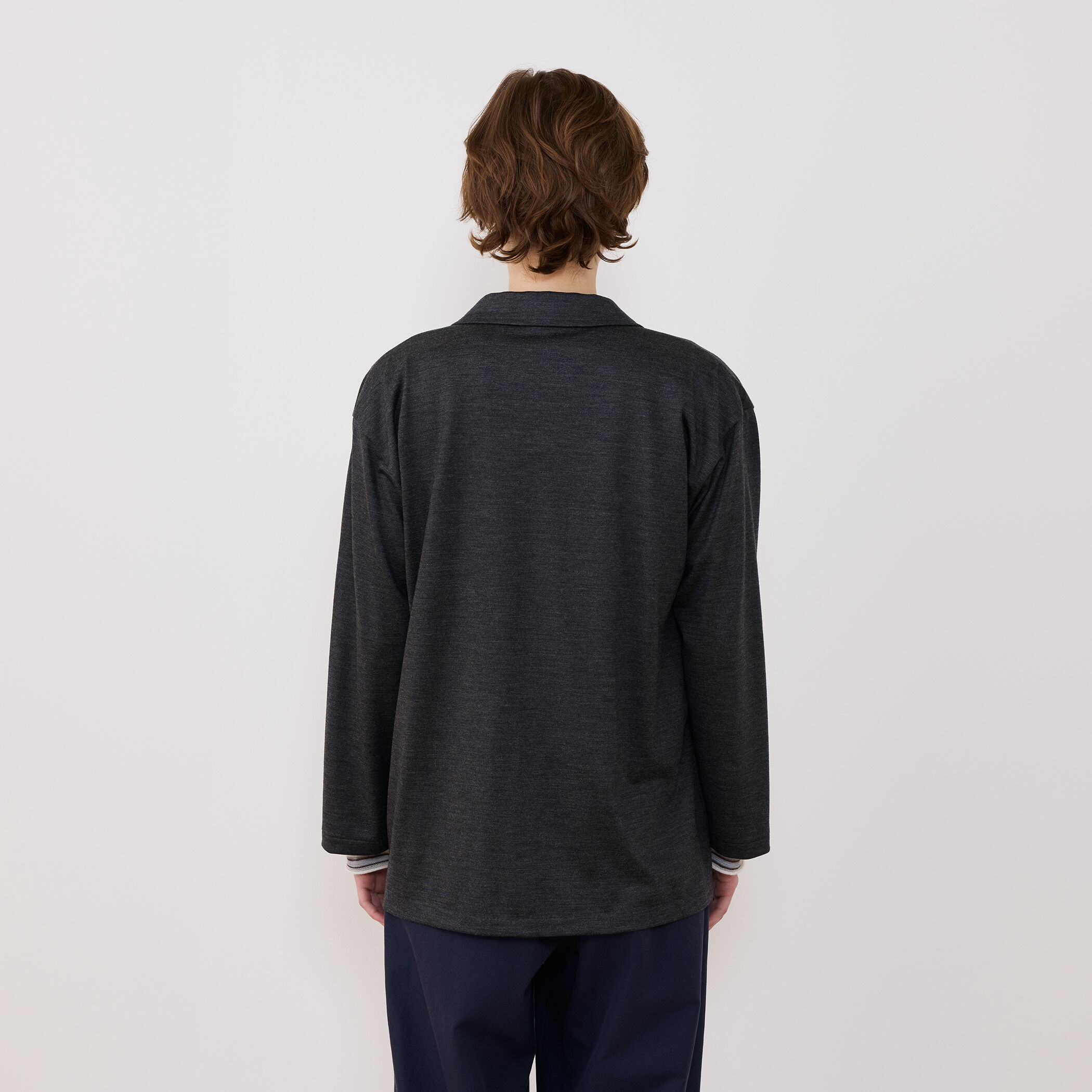 【L 三者混 シルク リネン】トゥモローランド ルヴェルヌイユ ジャケット TASMANIAN GLEN CHECK ノッチドカラージャケット