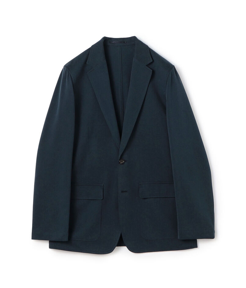 シルクスキン シングルブレステッド2Bシャツジャケット NOVARA