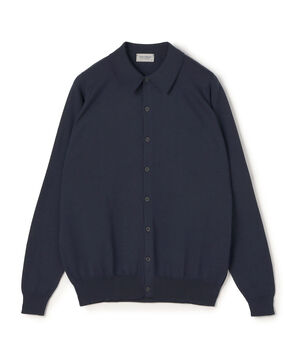 JOHN SMEDLEY TIBOR メリノウール ポロカラーニットシャツ