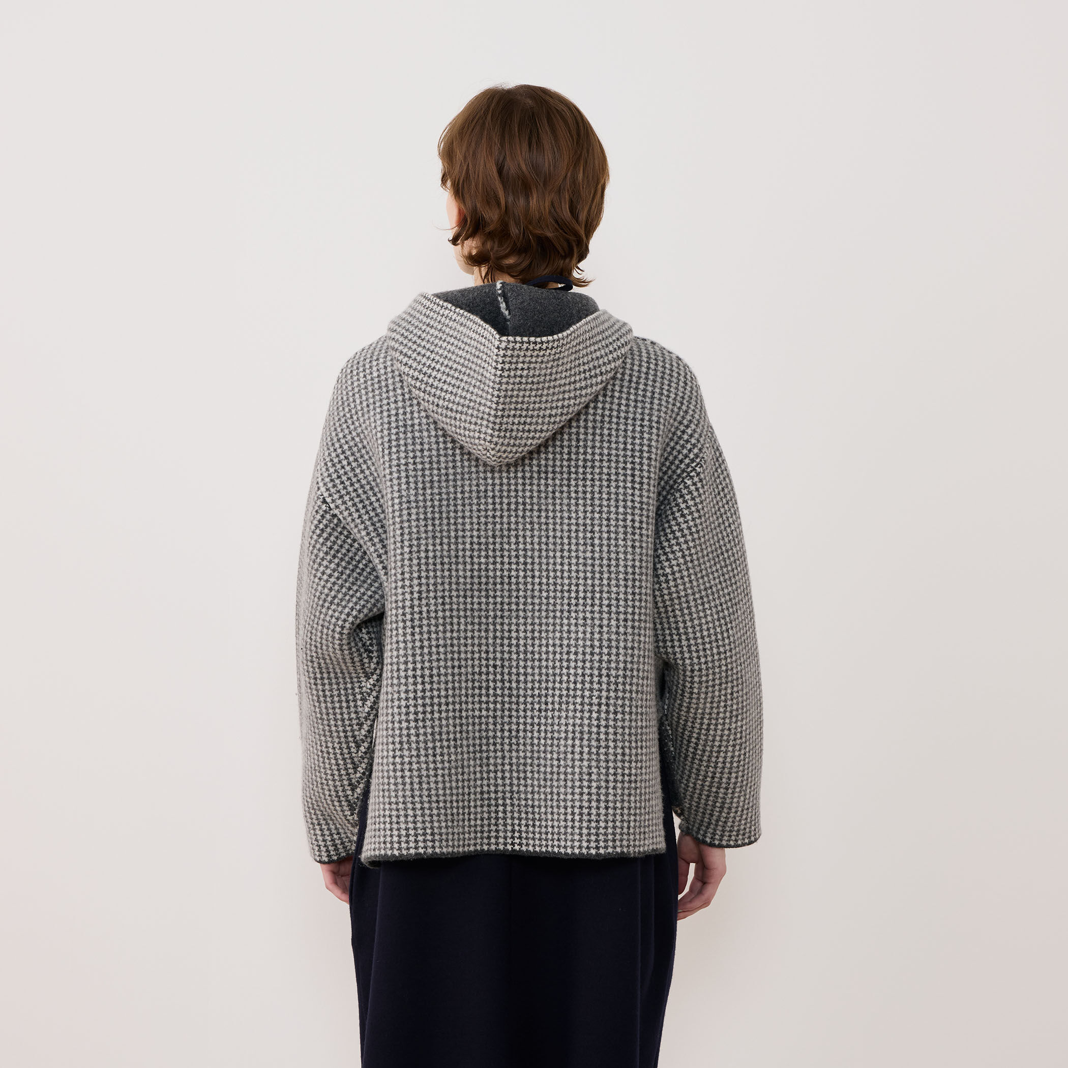 オーストラリアンラムズウールダブルフェイス ジップアップブルゾン