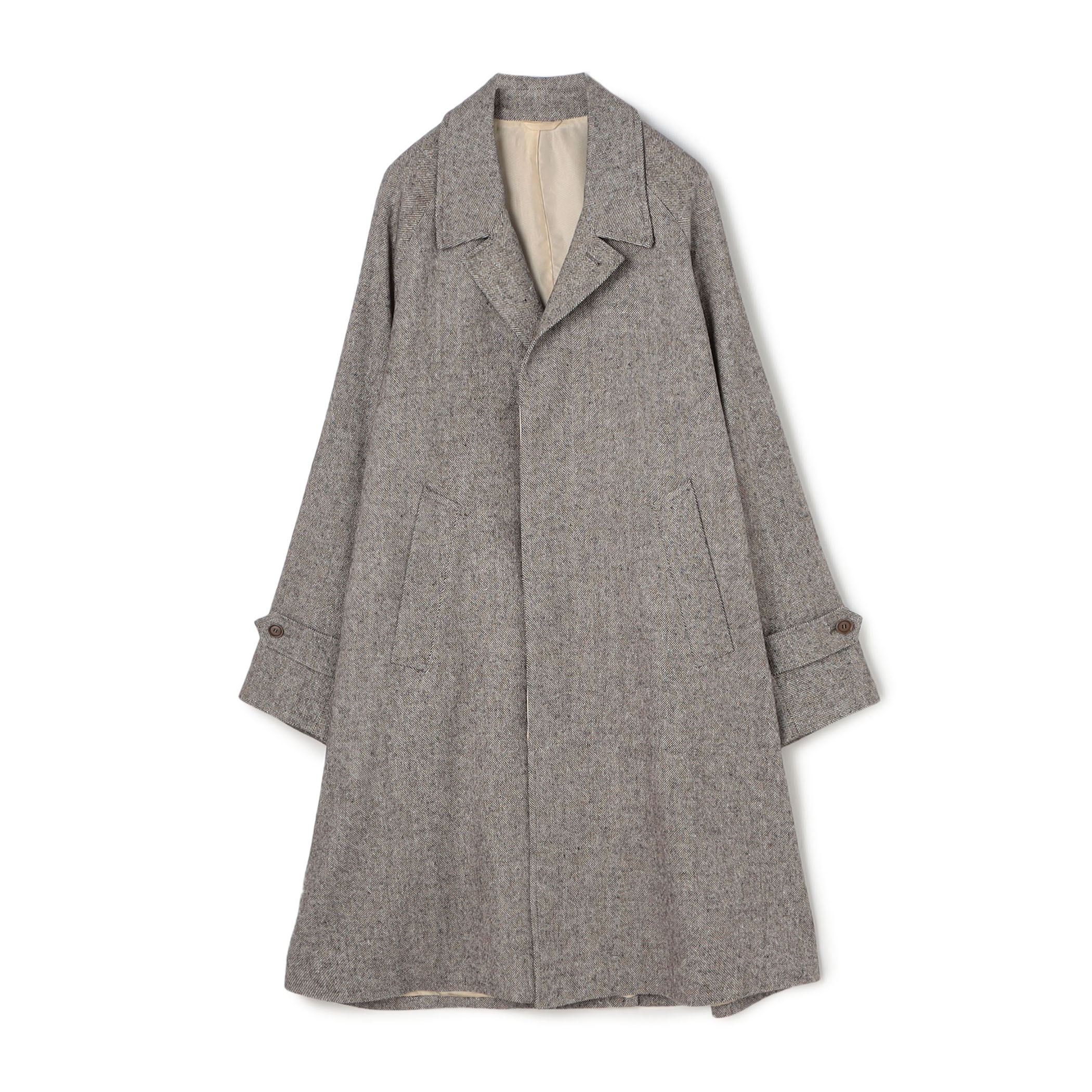 別注】De Petrillo ウールシルクナイロン バルカラーコート