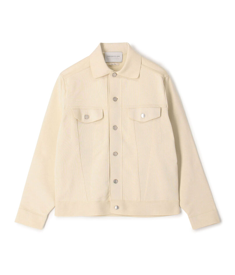 ■TOMORROWLAND tricot ポリエステルコットン ニットGジャン