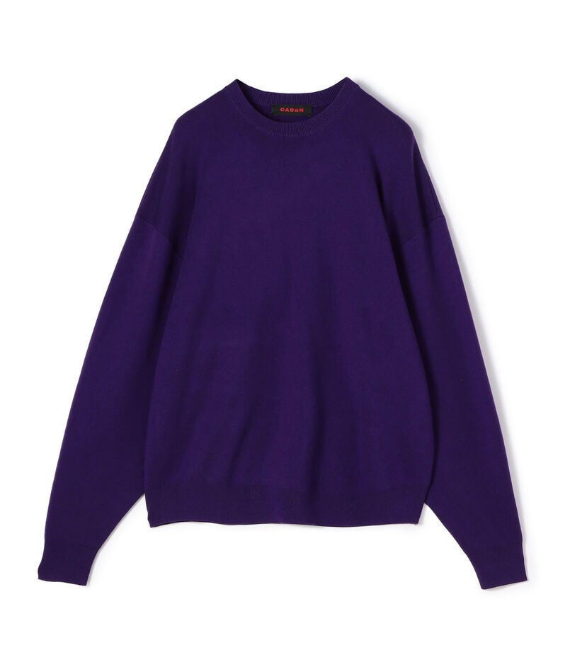 CABaN コットンカシミヤ クルーネックプルオーバー