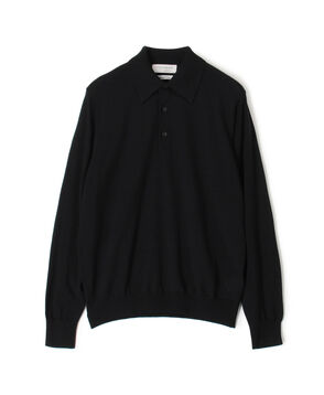 TOMORROWLAND tricot スーパーファインメリノウール ニットポロシャツ S-WOOL