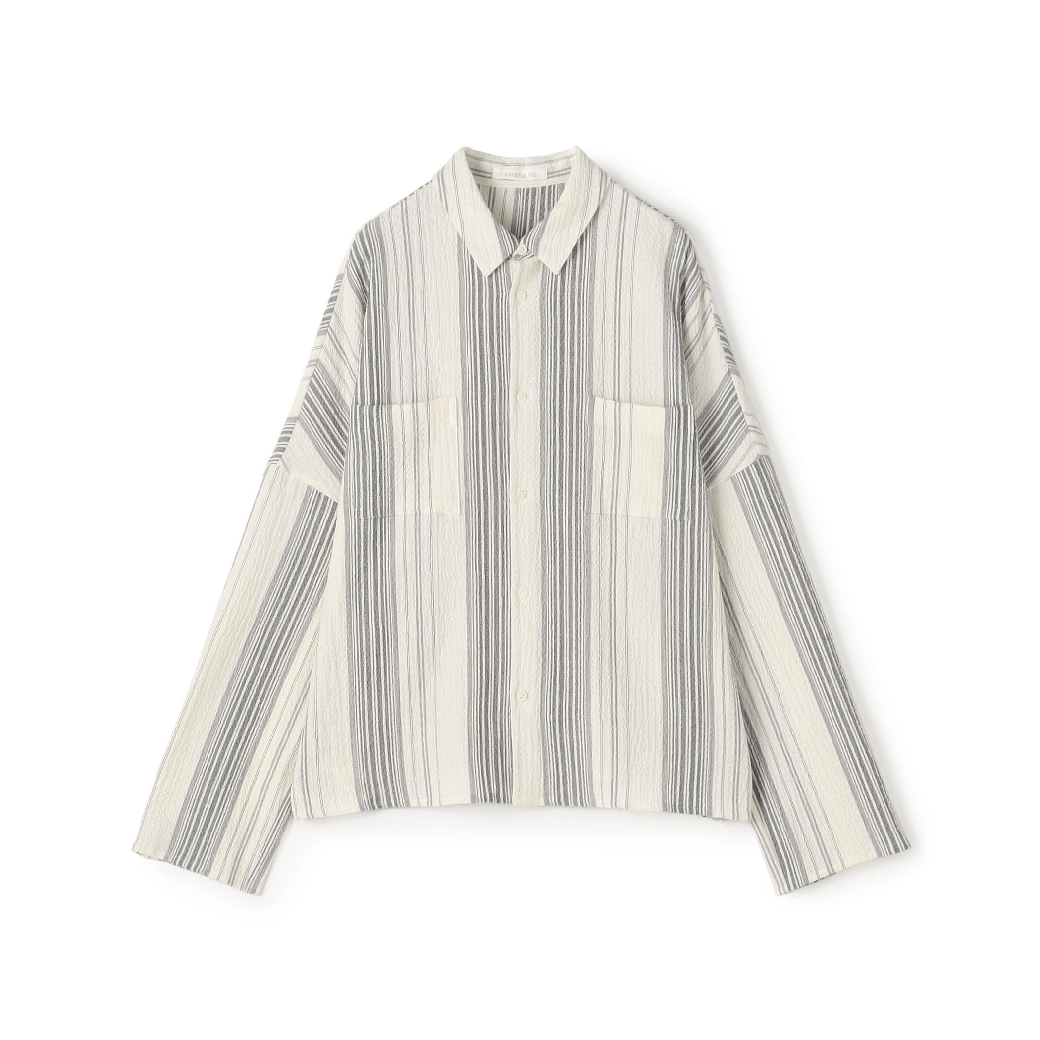 エアリーサッカー ワイドフィットシャツ｜トゥモローランド 公式通販