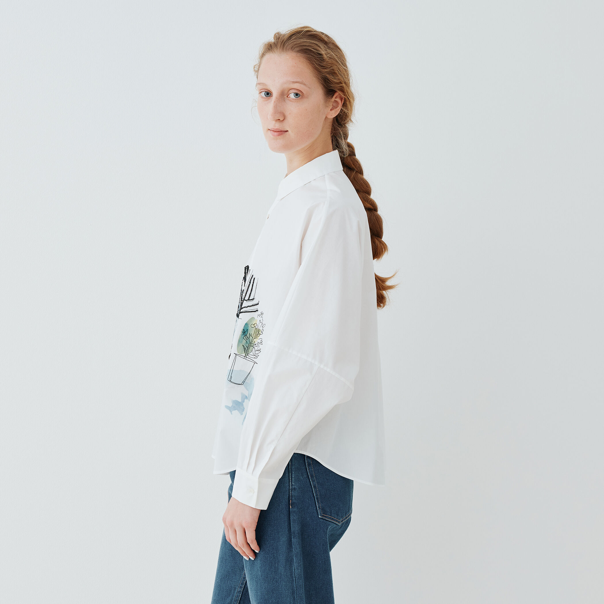 GALERIE VIE☆ Sea Waves Drawing Shirts｜トゥモローランド 公式通販
