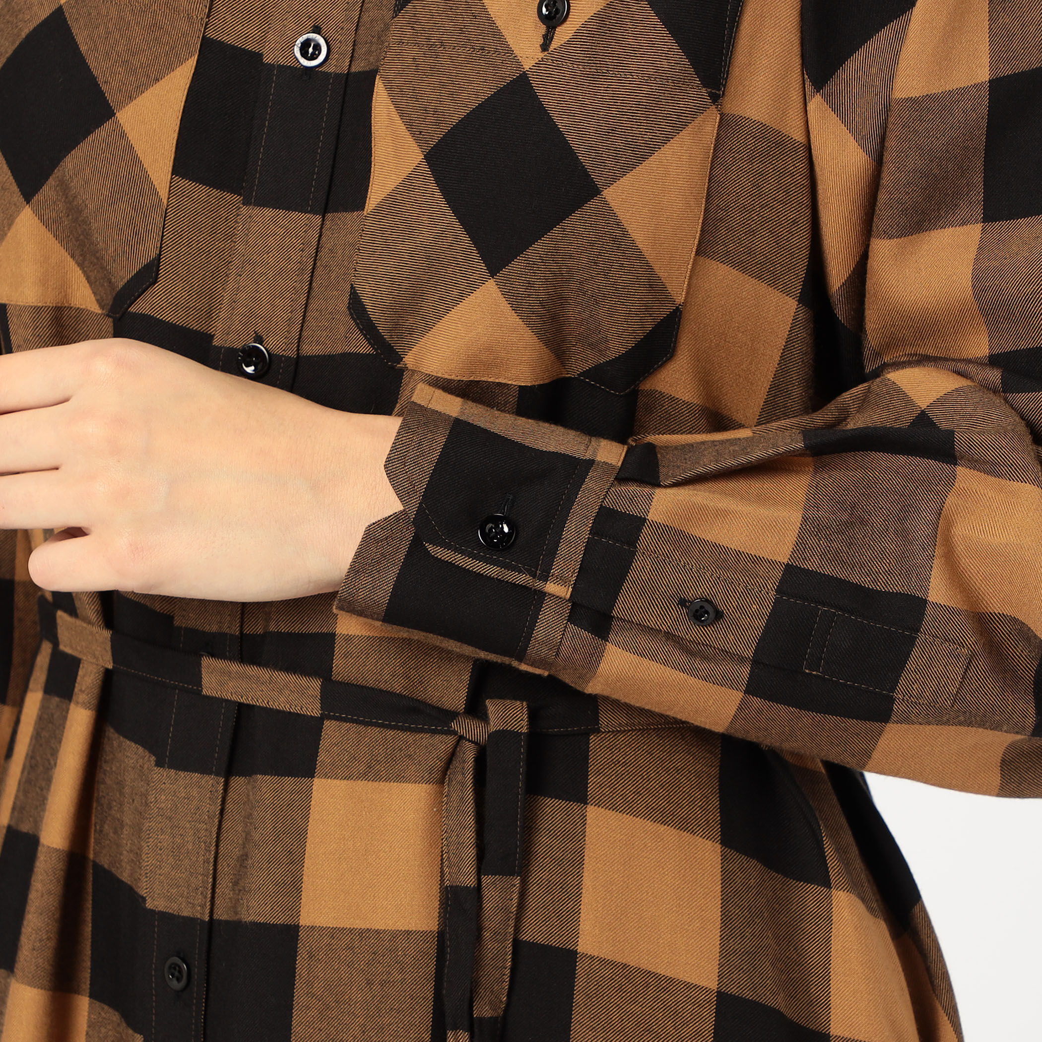 HYKE RAYON PLAID DRESS｜トゥモローランド 公式通販