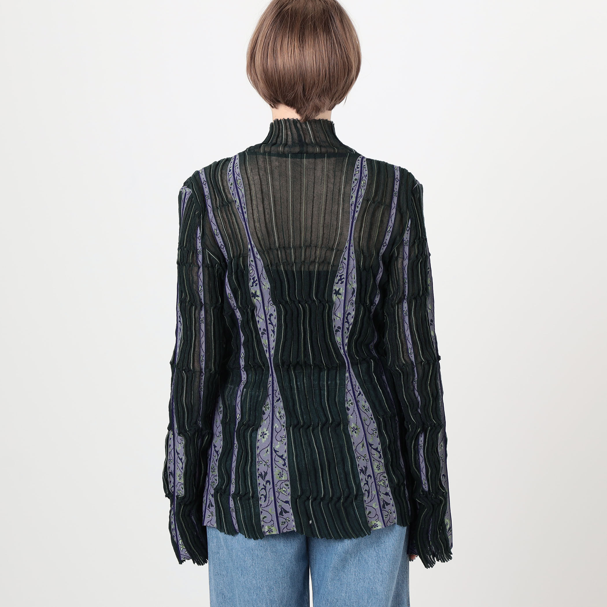Mame Kurogouchi Fluid Jacquard Knit Top ジャカードニット