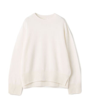 カシミヤコットン クルーネックプルオーバー