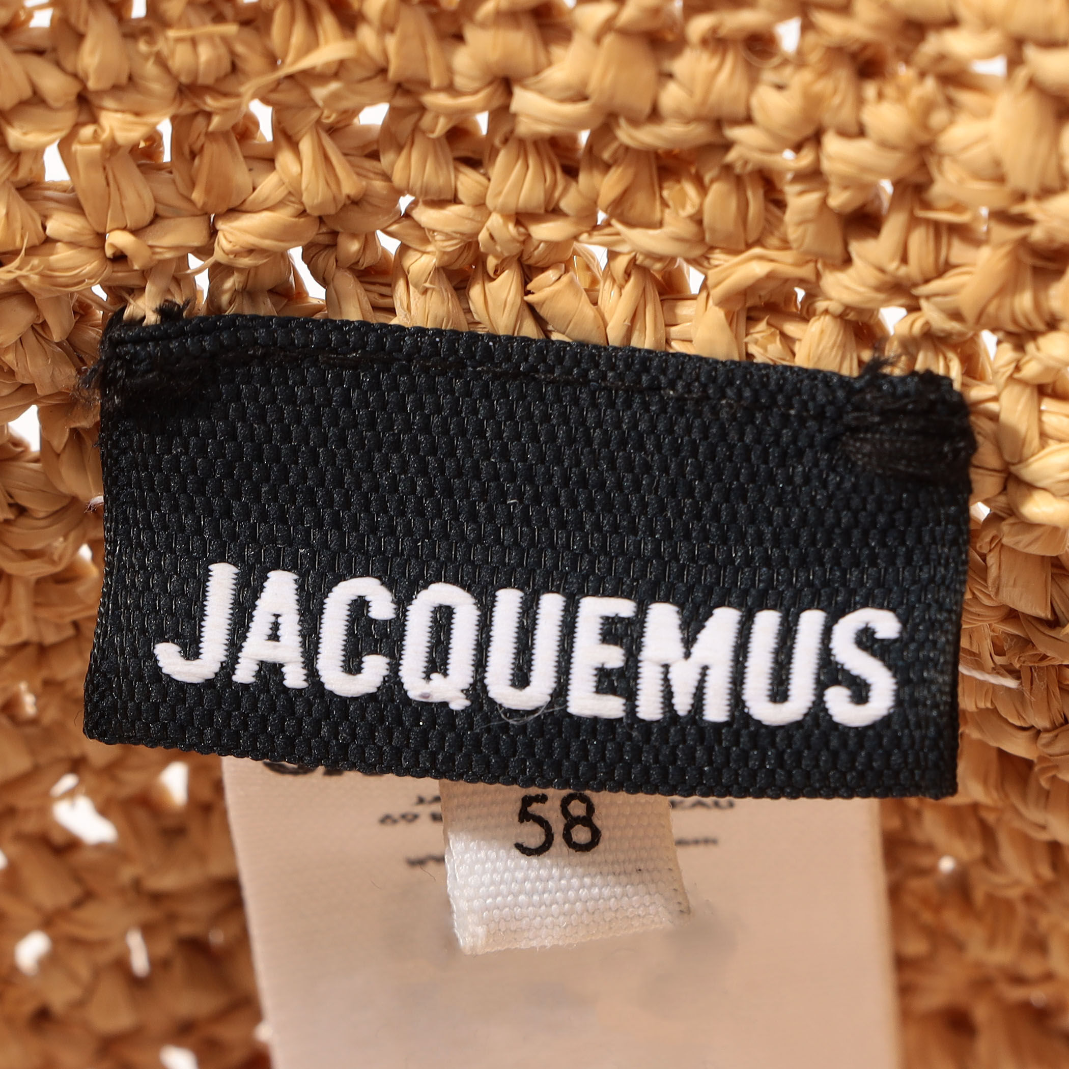 JACQUEMUS LE BOB SOLI ラフィア バケットハット