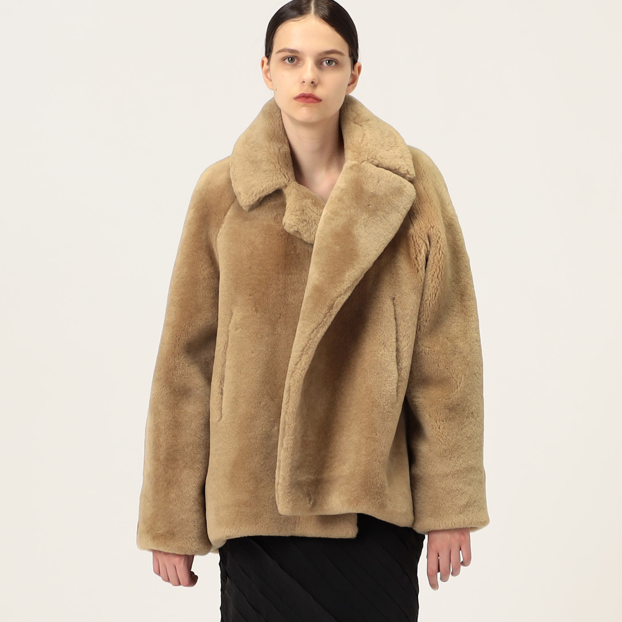 MARTIN GRANT A LINE SHEARLING FUR コート｜トゥモローランド