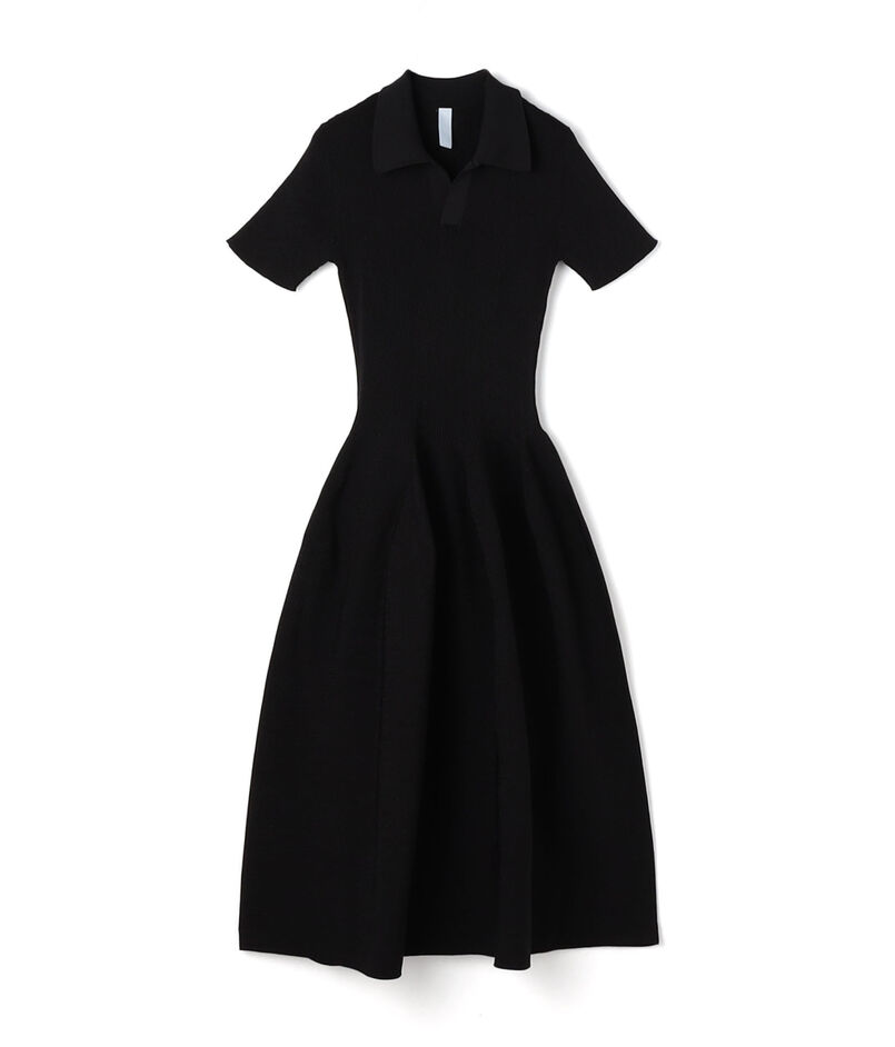 CFCL POTTERY GLITTER SHORT SLEEVE POLO DRESS ポロドレス