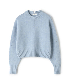 ラムカシミヤ クルーネックプルオーバー