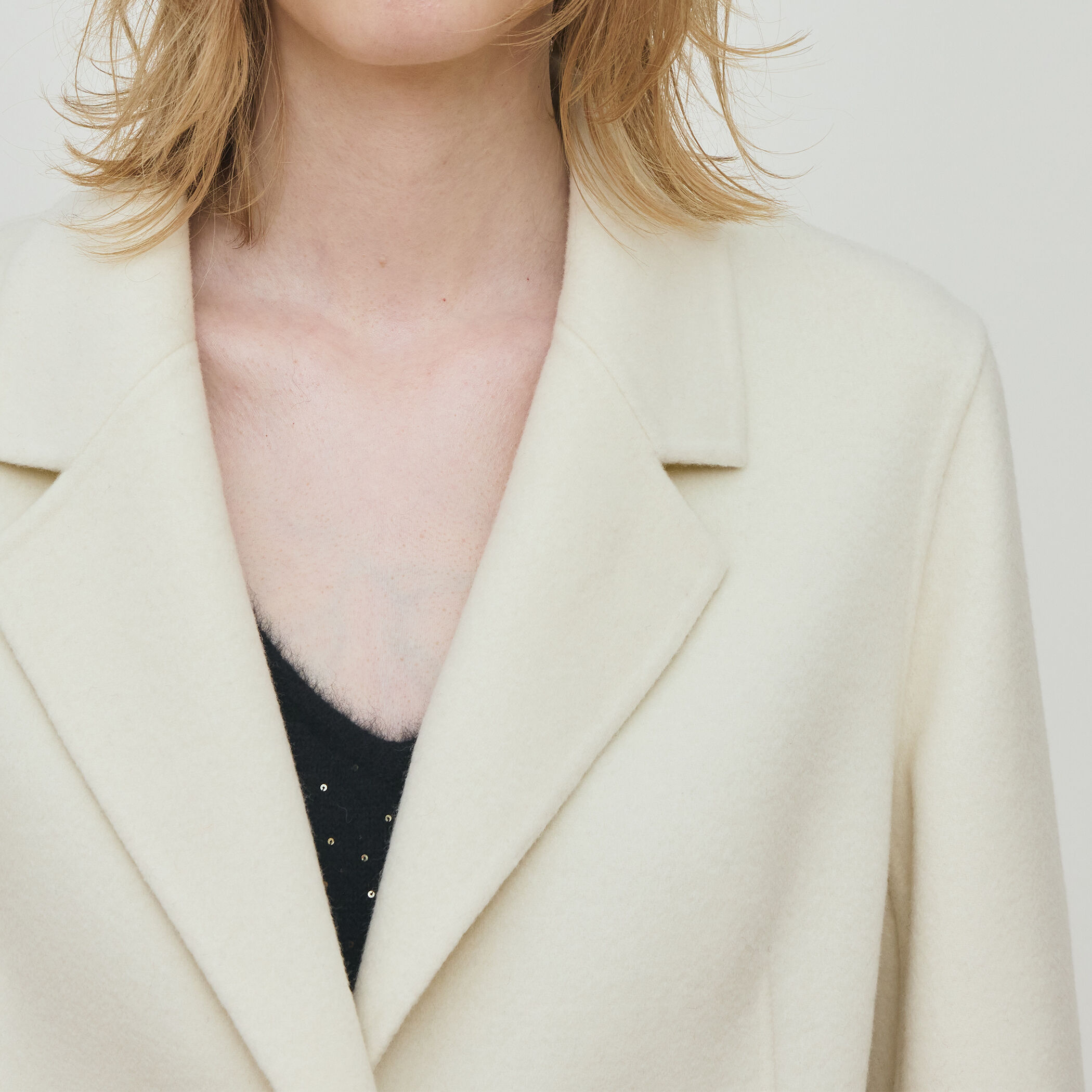 ダブルフェイスメルトンビーバー チェスターコート｜トゥモローランド