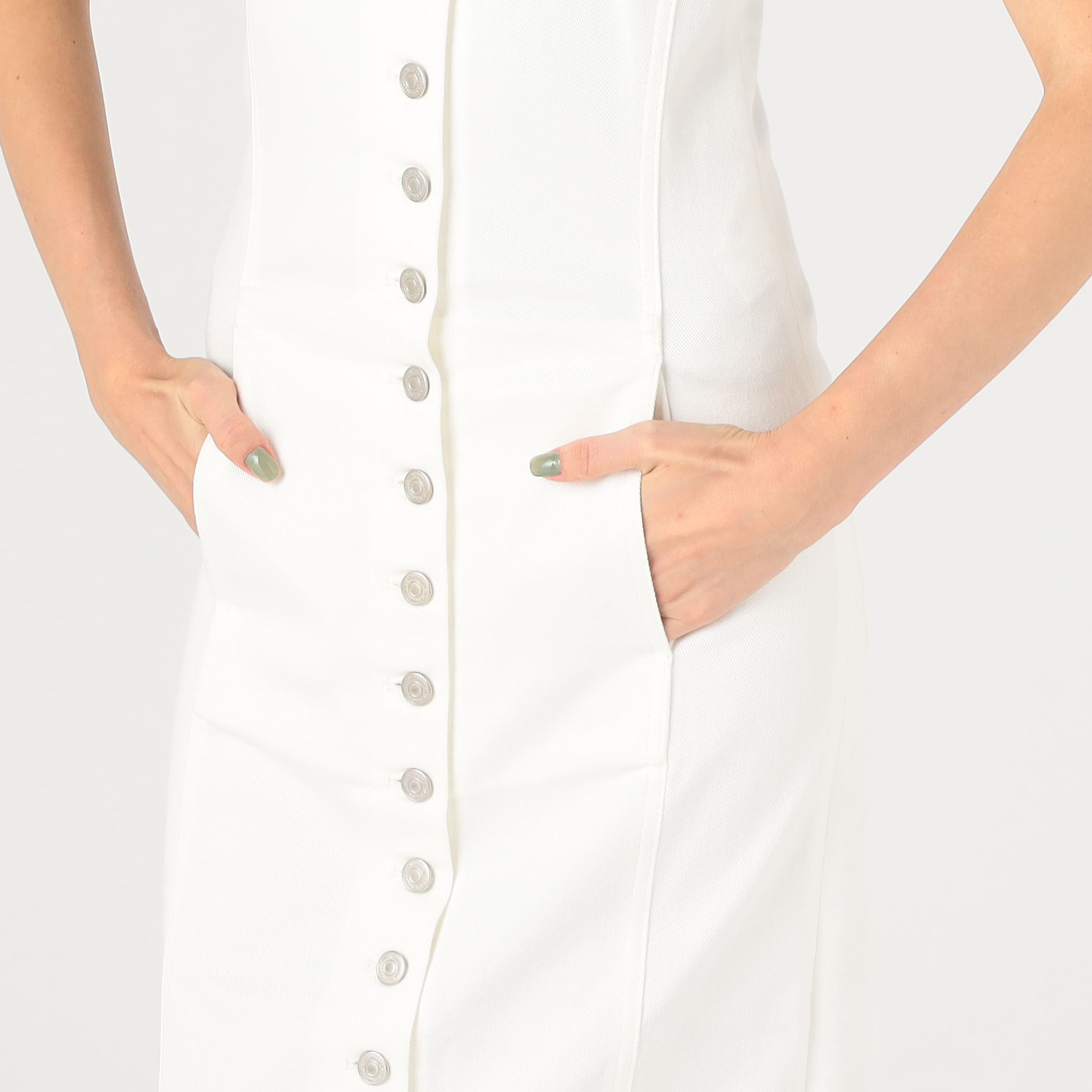 COURREGES クレシュ インフィニティ アシンメトリトレス Courrèges Infinity ドレス | ニュートラル | FARFETCH JP